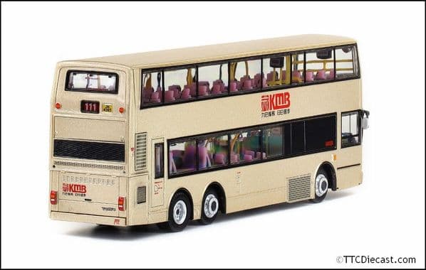 80m KMB2020024 KMB Volvo Super Olympian 12m Route #111 Central (Macau Ferry) 1/76 Scale